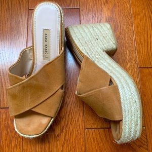 Zara platform wedges